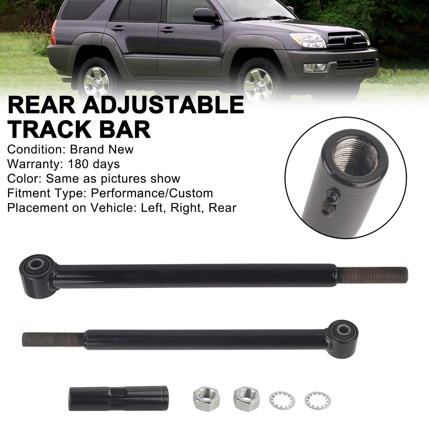 2003-2009 Lexus GX470 0-4" Lift Adjustable Rear Track Bar