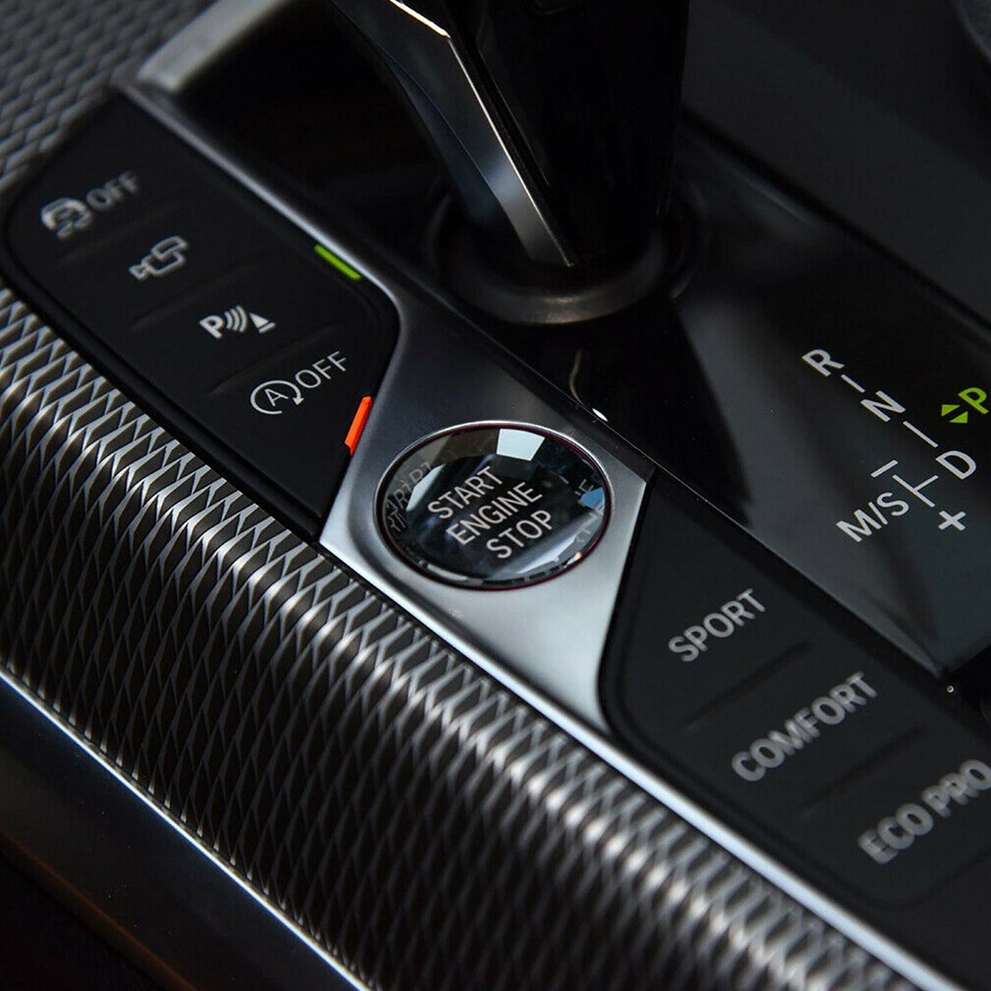 2009+ BMW 1 Series/2 Series/3 Series/4 Series/5 Series/6 Series/7 Series/X1/X3/X4/X5/X6/G20 Engine Start Stop Switch Button Cover