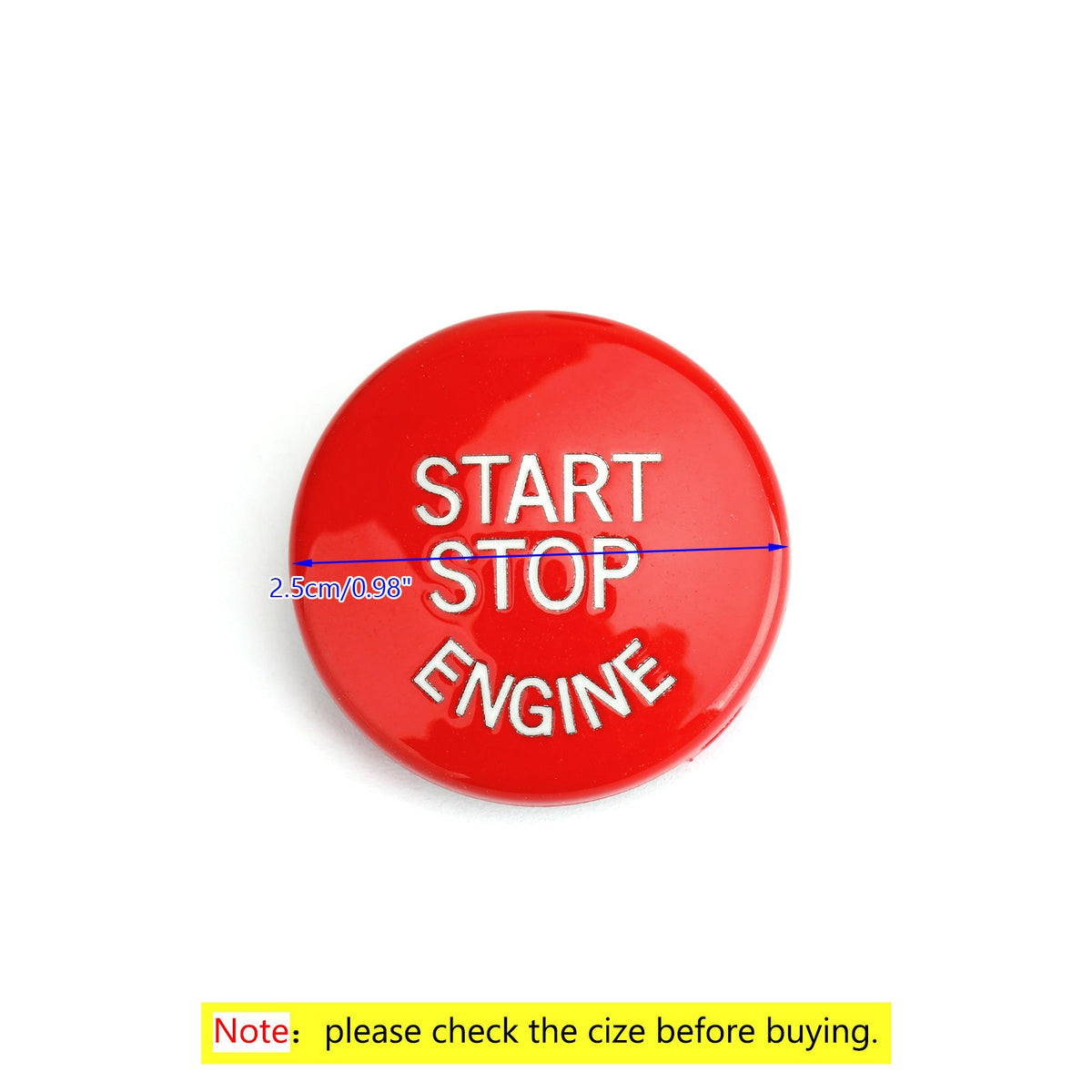 BMW E90 E60 E84 E83 E70 E71 E72 Red Start Stop Engine Button Switch Cover