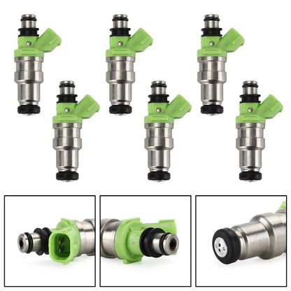1989-1992 Toyota Cressida 3.0L 6PCS Fuel Injectors 23250-70080 2320970080