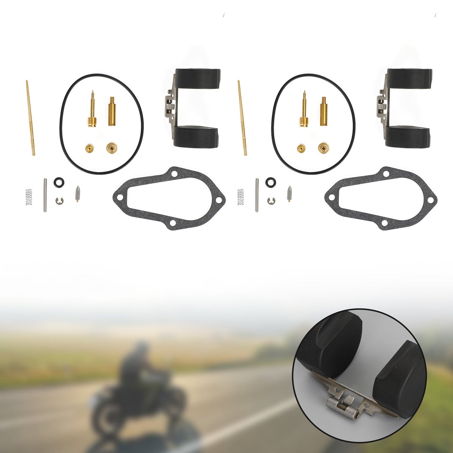 1972-1975  Honda XL250 Motosport 250 2X Carburetor Carb Repair Kit