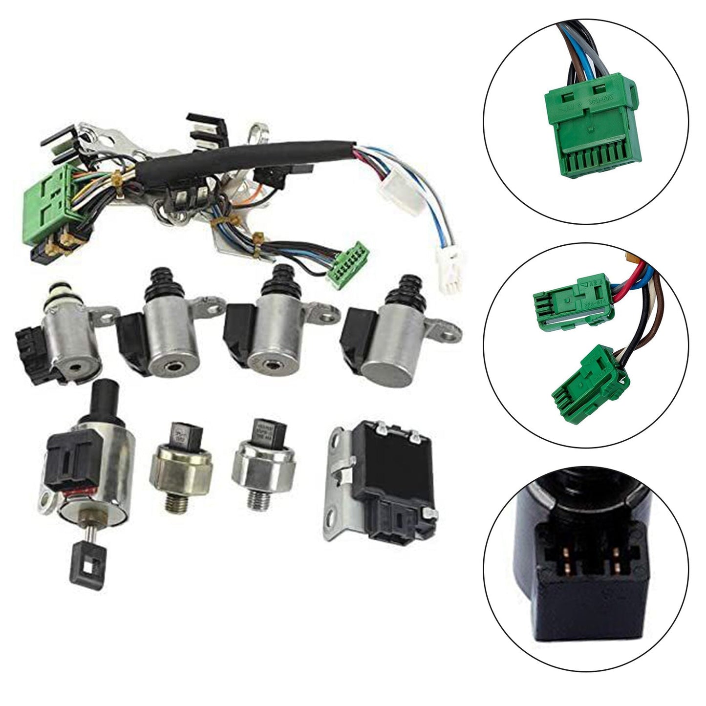 2009-2012 Nissan Altima L4 2.5L QR25DE Engine CVT Transmission Solenoid Valve Kit 33446-JF011 203452A 33435J