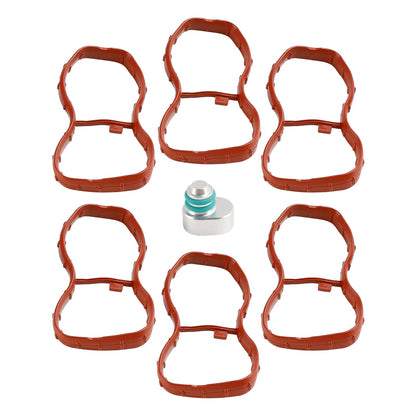 BMW E90-93 F10 F11 F07 X5 X6 N57 6Pcs Intake Manifold Gasket 1167807480 11618511363