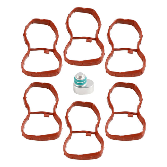 BMW E90-93 F10 F11 F07 X5 X6 N57 6Pcs Intake Manifold Gasket 1167807480 11618511363