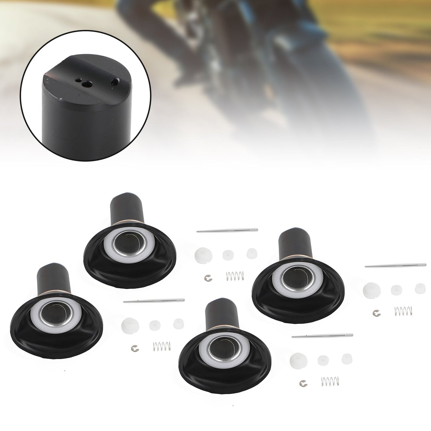 1993-2000 Yamaha XJR400 4PCS Carburetor Plunger Diaphragm Repair Kit