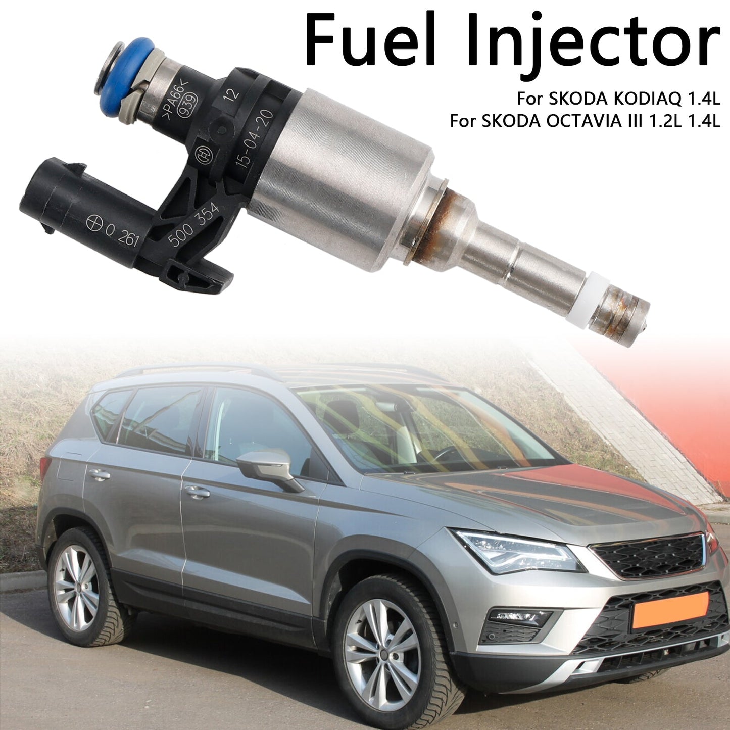 Seat Ateca Ibiza IV 1Pcs Fuel Injector 04E906036Q 0261500374