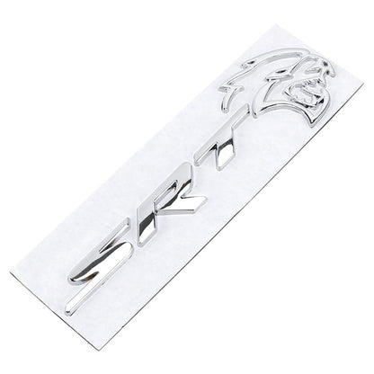 Challenger Trunk Lid Badge Rear Tailgate SRT Hellcat Decal Emblem Silver