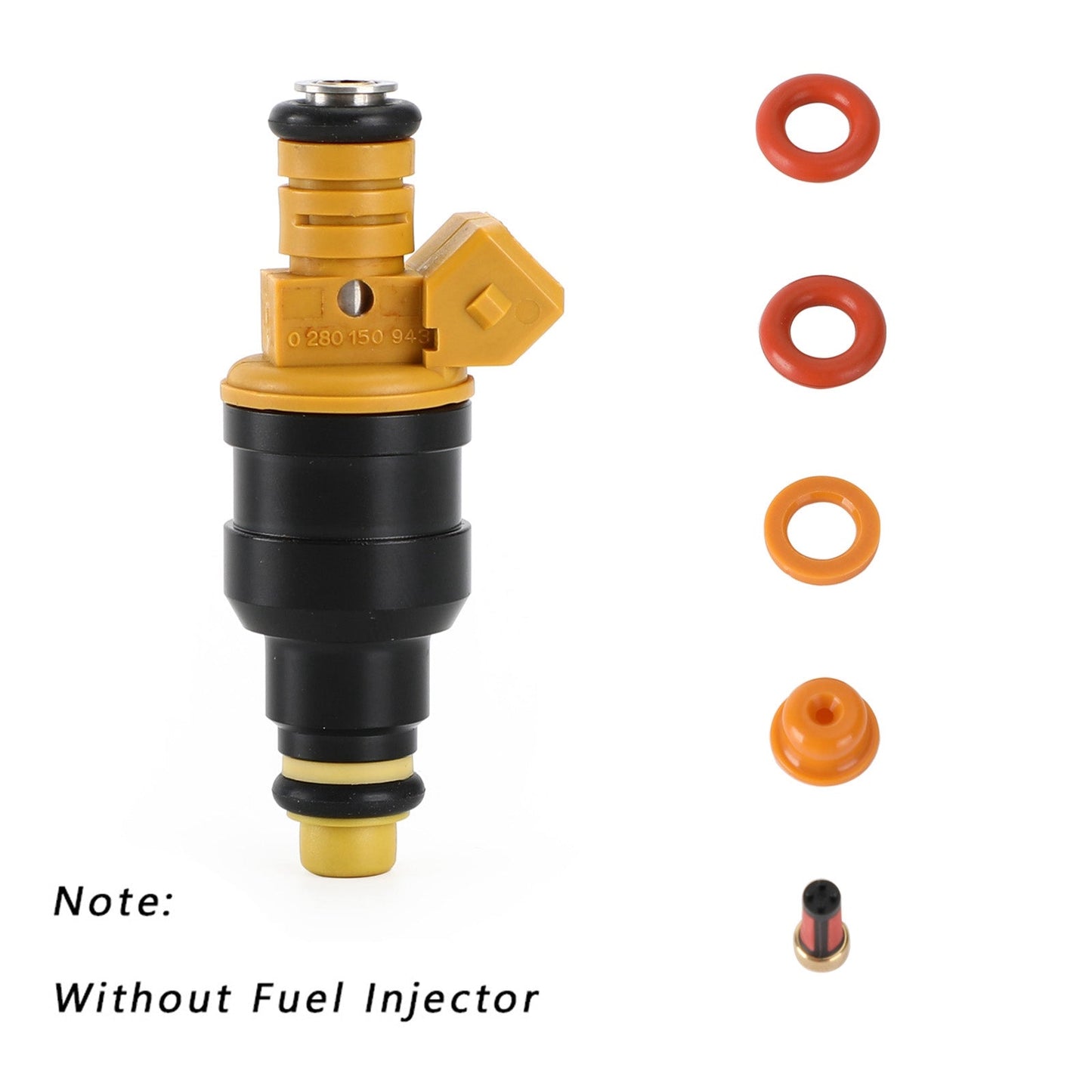 1990-1991 Ford E-250 Econoline 5.0L V8 8 set Fuel Injectors Rebuild Repair Kit 0280150943