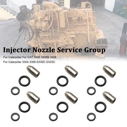 Caterpillar CAT 3406 3406B 3408 6PCS Injectors Nozzle Service Group 8N8796 7S-9891 7S-8722 8N-4694