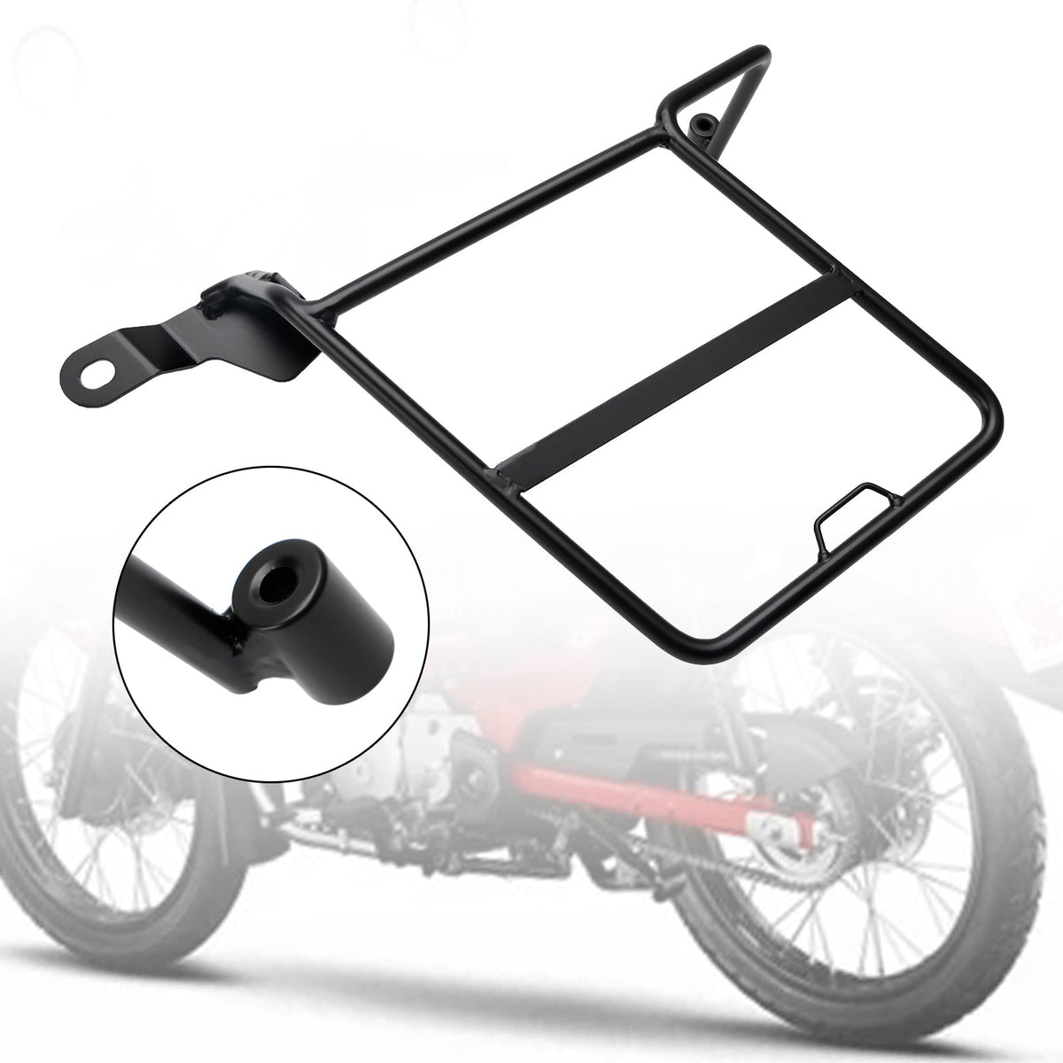 Luggage Rack Side Saddle Bag Mount Bracket Left For Honda Ct125 Hunter Cub Trail