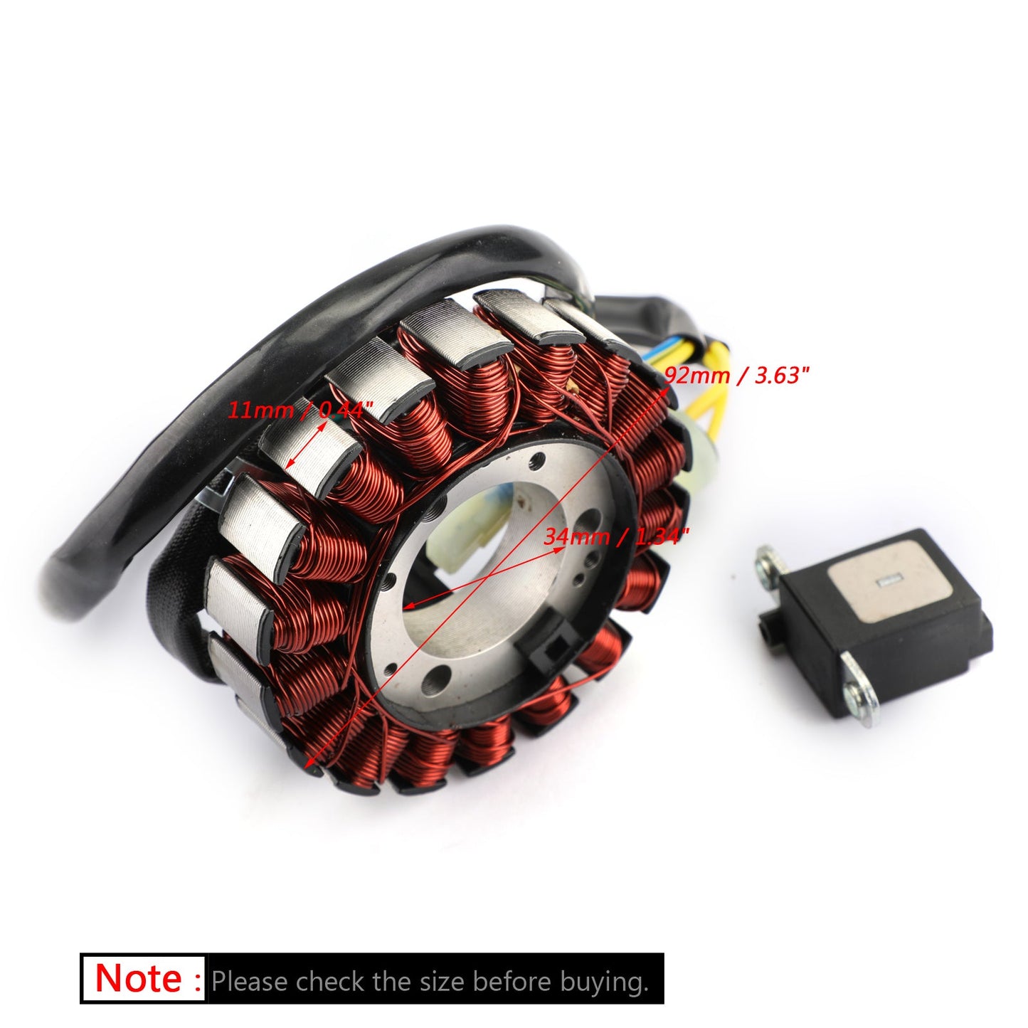 1988-2000 Honda TRX300 BigRed 300 31120-HC4-003 Magneto Generator Engine Stator Coil Fit