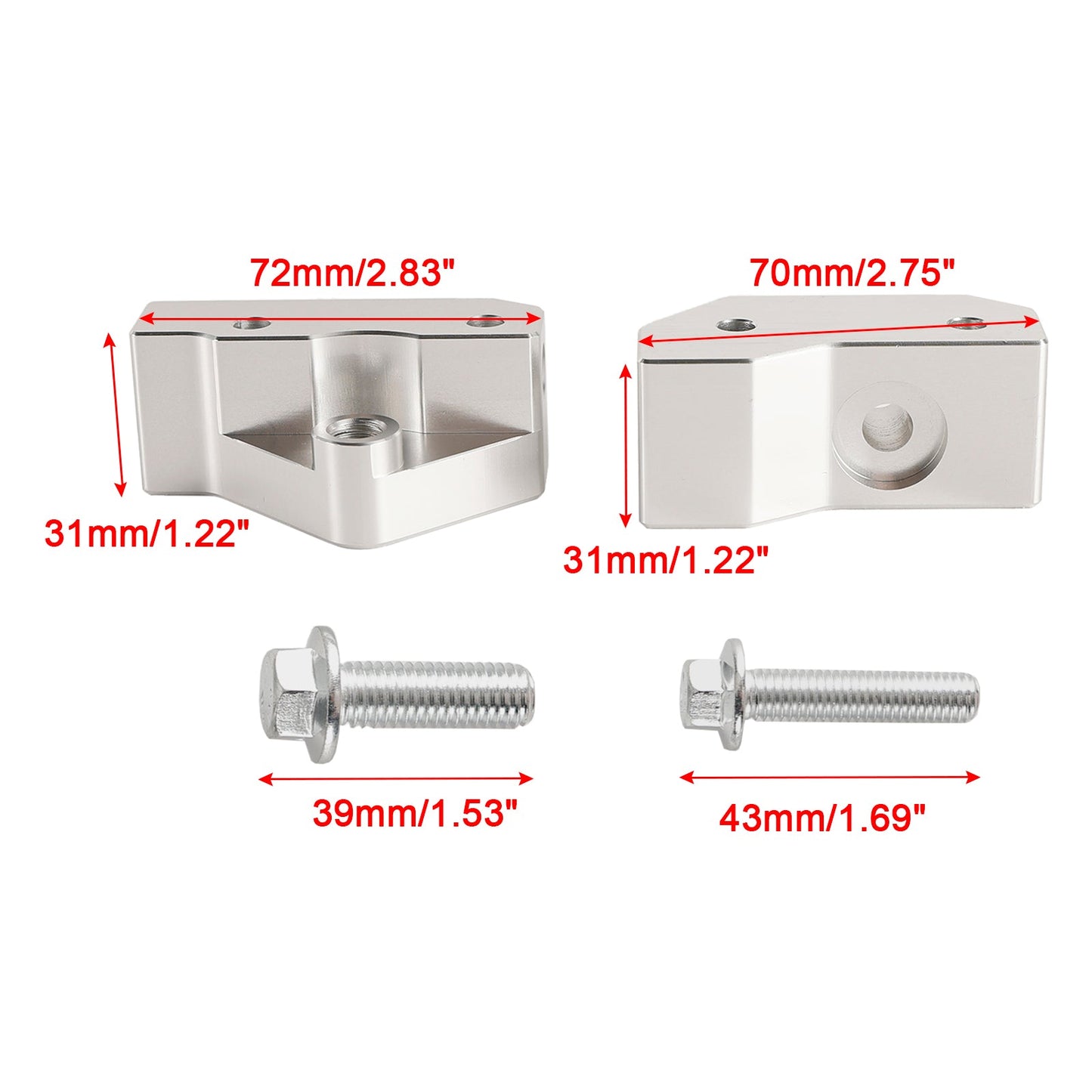 LS gen III harnesses and gen III knock sensors LS1/LM7/LR4/LQ4/LS6/L59/LQ9/LM4/L33 Knock Sensor Relocation Brackets