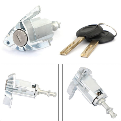 BMW X5 E53 2000-2006 LEFT DRIVER DOOR LOCK CYLINDER BARREL ASSEMBLY w/ 2 KEYS