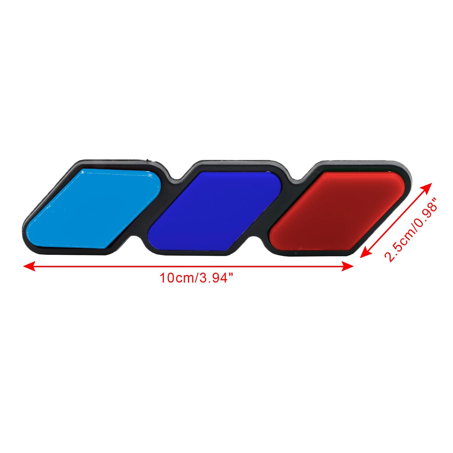 Toyota Tacoma TRD Tundra RAV4 Tri-Color Grille Badge Emblem Car Accessories