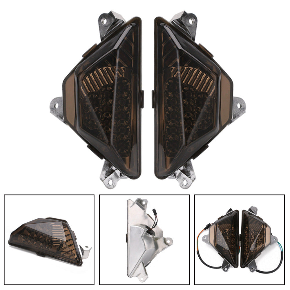 Motorcycle LED Front Turn Signal Light L0 For KAWASAKI NINJA 250 300 2013-2016 Champoo
