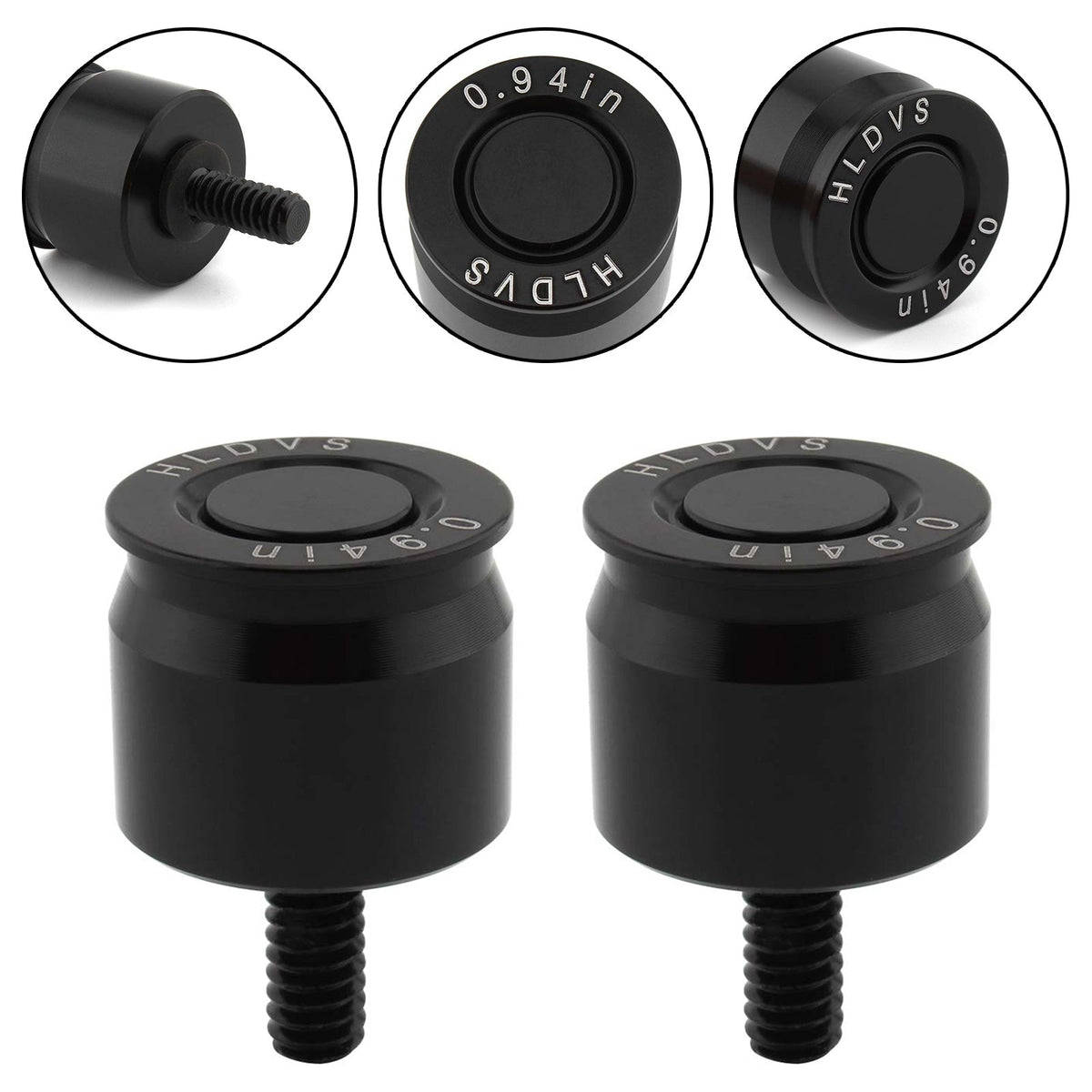 2X Seat Bolt Aluminum Anodized For Dyna Softail Sportster Road King Glide Gold