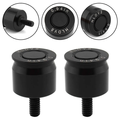 2X Seat Bolt Aluminum Anodized For Dyna Softail Sportster Road King Glide Gold