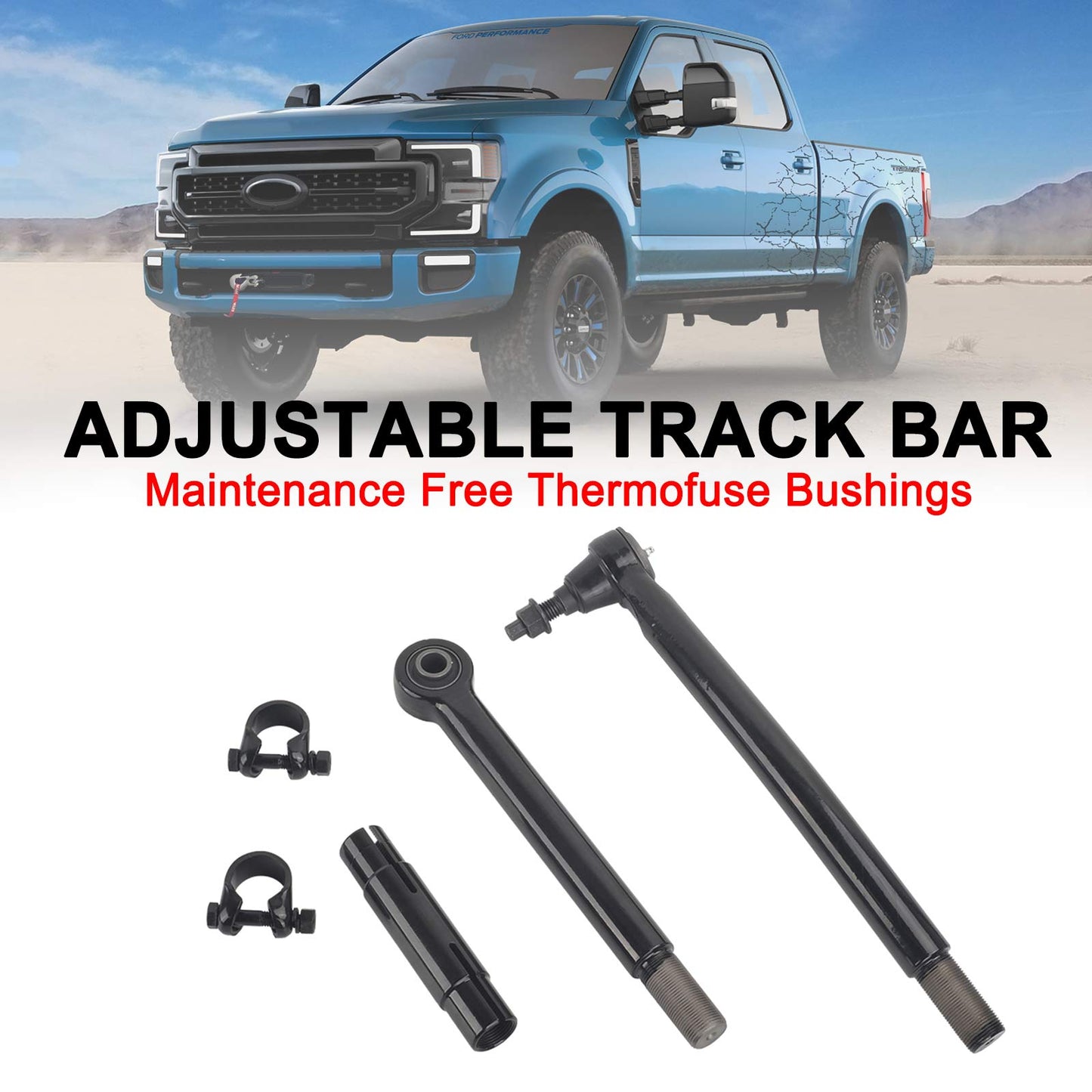 2017-2021 Ford F350 Super Duty 4X4 4WD Front Adjustable Track Bar Lift Kits