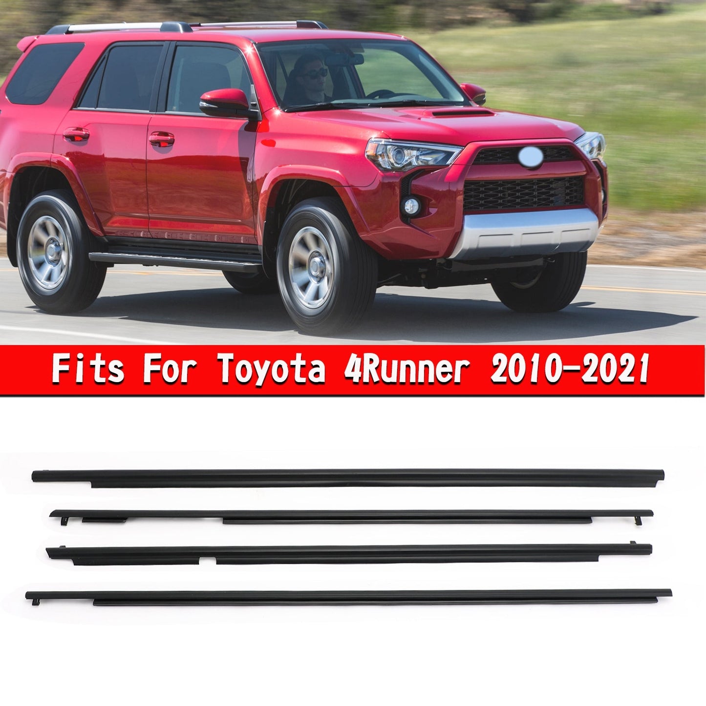 2010-2021 Toyota 4Runner Outside Window Weatherstrip Seal Belt Moulding 75711-35011