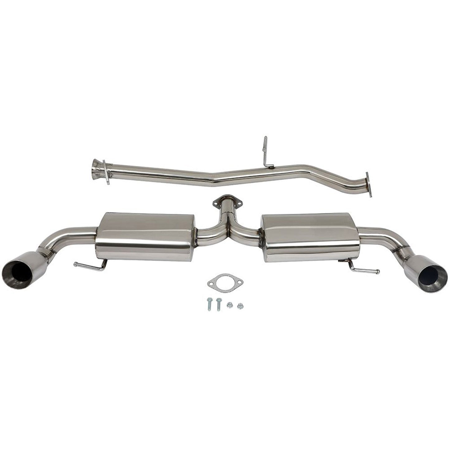 2004-2011 Mazda RX-8 Catback Exhaust System 3.5" Tip Muffler