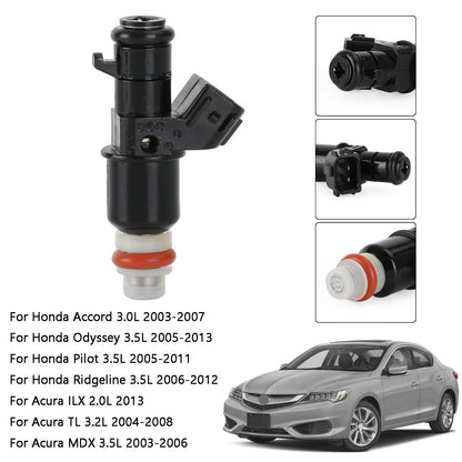 6PCS Fuel Injectors 16450-RCA-A01 Fit 2003-2006 Acura MDX 3.5L