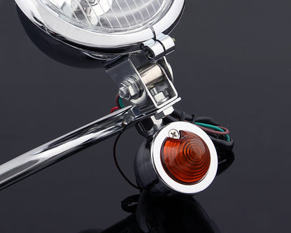 Driving Passing Turn Signal Spot Light Bar For Honda Yamaha Suzuki Kawasaki Champoo