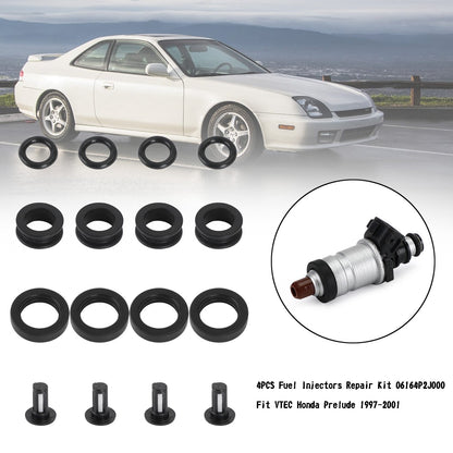 1996-2001 Acura Integra/ 1996-1998 RL/ 1996-1998 TL 4PCS Fuel Injectors Repair Kit 06164P2J000