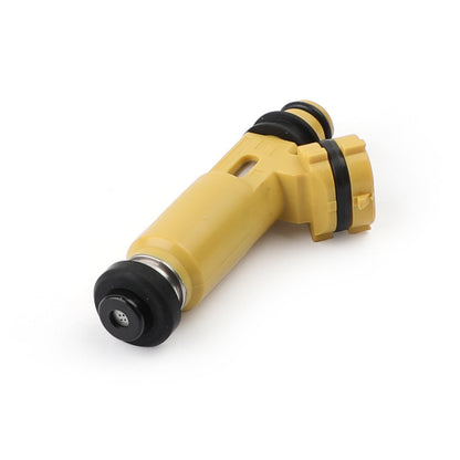 4PCS 40Cc 4-Hole Yellow Denso Fuel Injectors 195500-4450 Mazda (04-08 Rx-8)