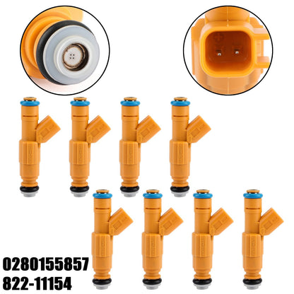 Set of 8 Fuel Injectors 0280155857 Ford 4.6 Lincoln Town 822-11154 0280155857