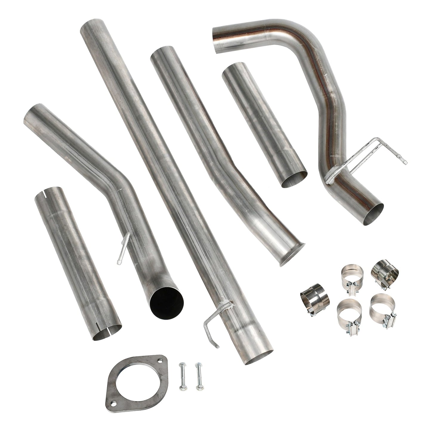 2011-2019 Ford 6.7 Powerstroke 4" DPF Delete Race Pipe Downpipe-Back Cab&Chassis