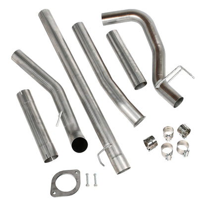 4" DPF Delete Race Pipe Downpipe-Back Cab&Chassis for Ford 6.7 Powerstroke 2011-2019