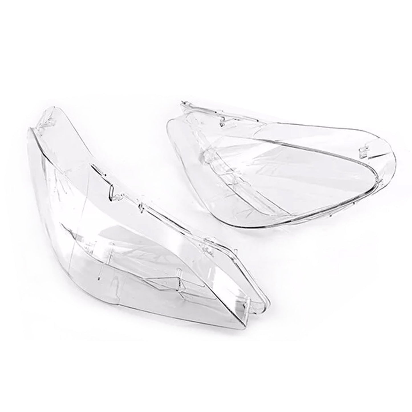 2010-2013 BMW 5 Series F18 2PCS Front Headlight Lens Cover Lampshade Left + Right 63117271912 63117271911