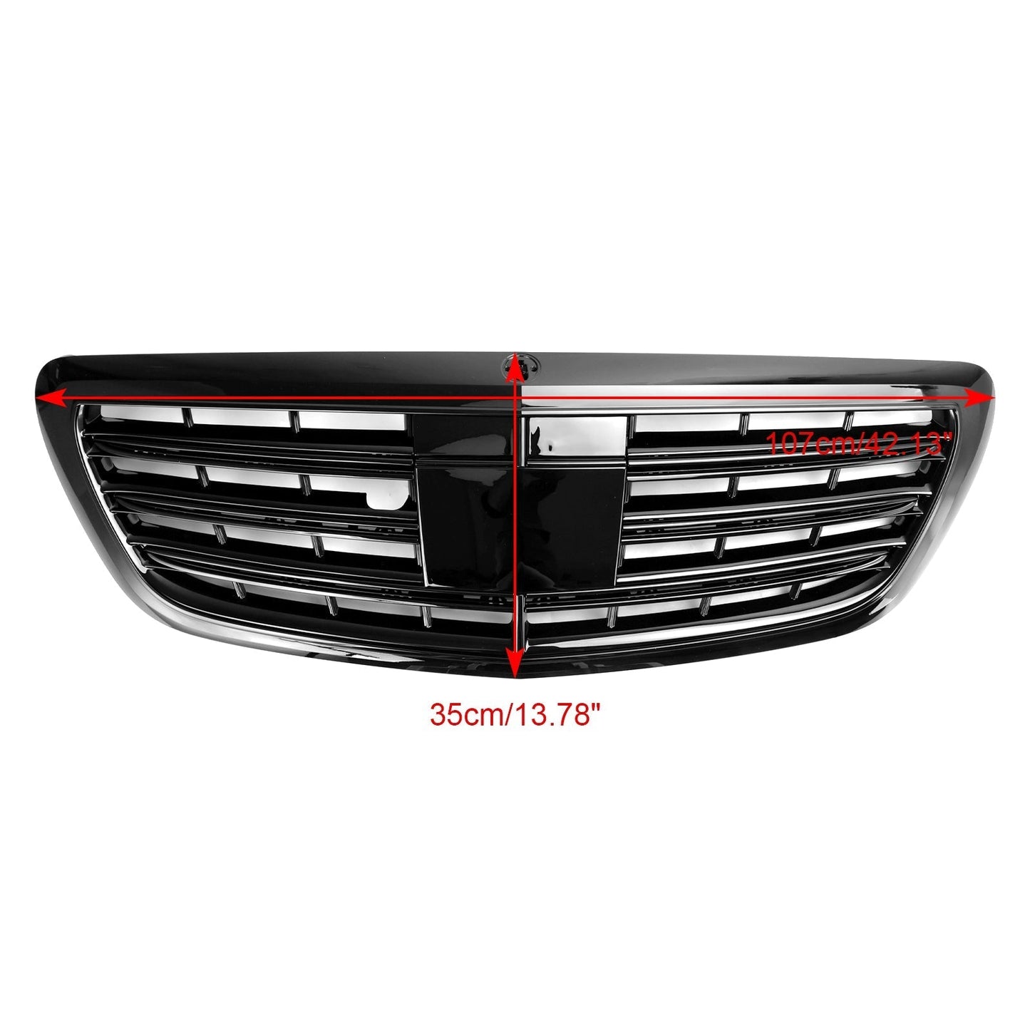 2014-2020 Mercedes-Benz S-class W222 Black Grille Front Bumper Replacement Grill W/ ACC