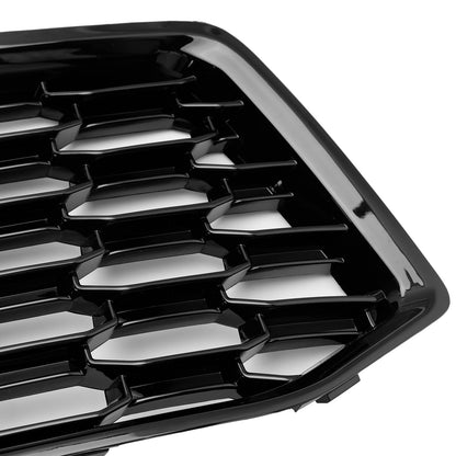 Audi Q5 Standard 2018-2022 2PCS Front Bumper Cover Grill Honeycomb Mesh Black Grille