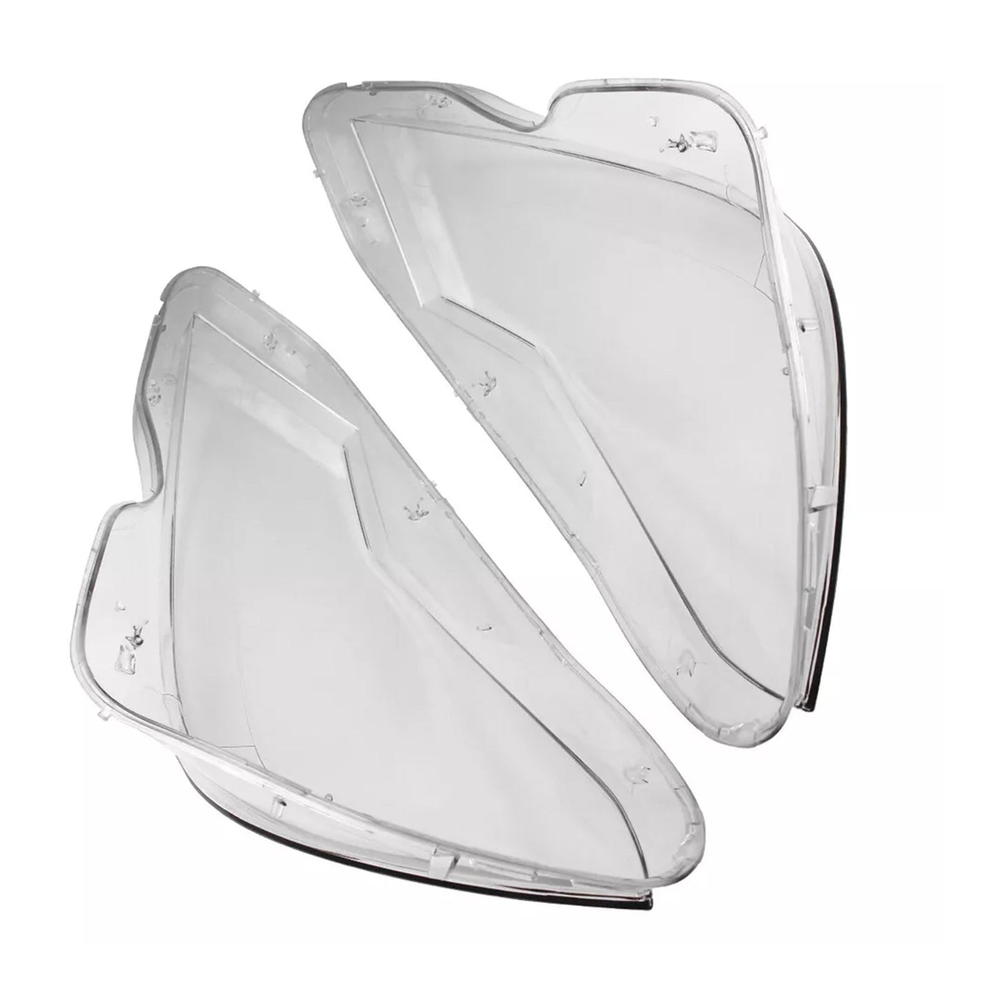 2011-2015 Mercedes Benz C Class W204 2PCS Front Headlight Lens Cover Lampshade A2048203539 A2048203639