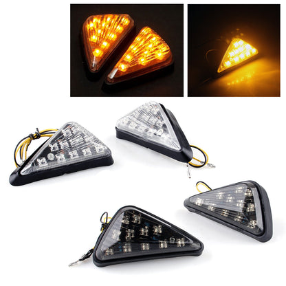 LED Flush Mount Turn Signal For Honda CBR 600/F4i/929/1000 RR Yamaha R6 R1 Champoo