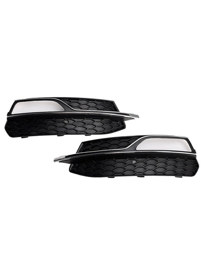 2013-2016 Audi A3 S-Line Front Lower Bumper Fog Light Cover Grille 8V3807681G 8V3807682G