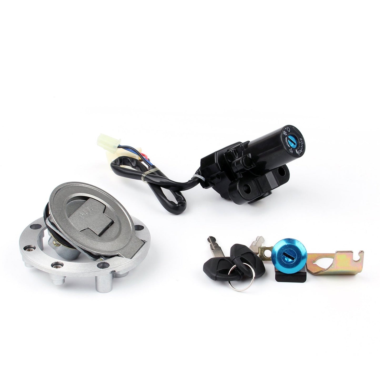 05-09 Yamaha MT-01 & 04-14 Yamaha R1 & 06-16 Yamaha R6 Ignition Switch Lock & Fuel Gas Cap Key Set