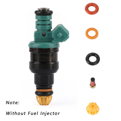1991-1995 BMW 525I 6 set Fuel Injectors Repair Seal Kit 0280150415 13641730060 13641730080 62429 FJ292