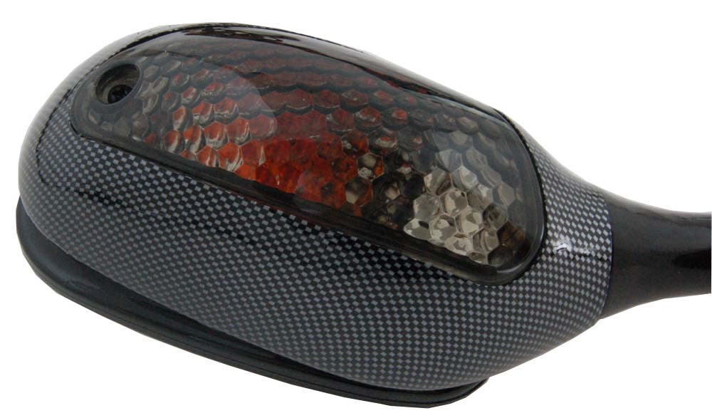 Rearview Mirrors w/Turn Signals For Suzuki GSXR600 GSX-R750 GSXR1000 02-15 CA
