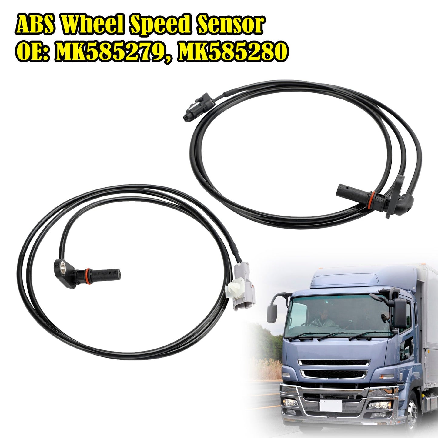 Mitsubishi Fuso Canter 3.0 2Pcs Rear Left & Right ABS Wheel Speed Sensor MK585279 MK585280