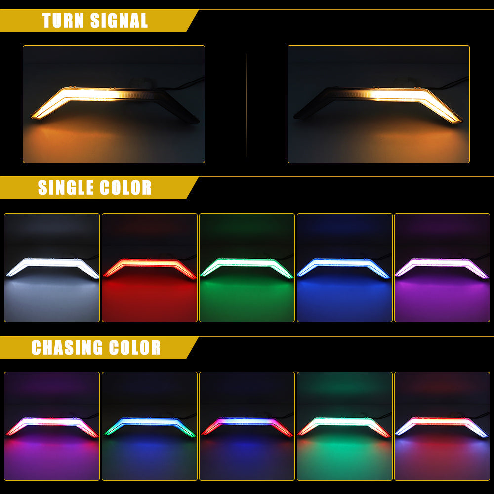 2020-2024 Polaris RZR PRO XP LED RGB 2884346 Center Grill Light Front Accent Light Champoo