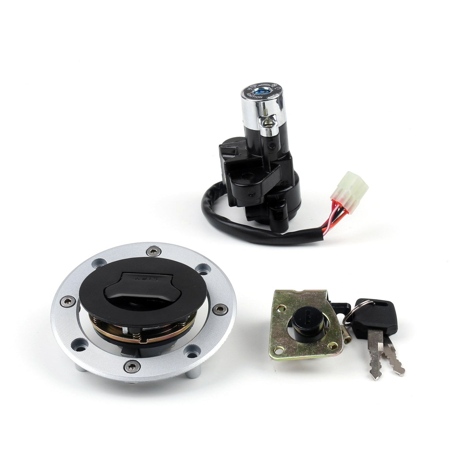 Suzuki GSXR 600 1997-2000 GSX-R 750 1993-1999 Ignition Switch Fuel Cap Seat Lock Set