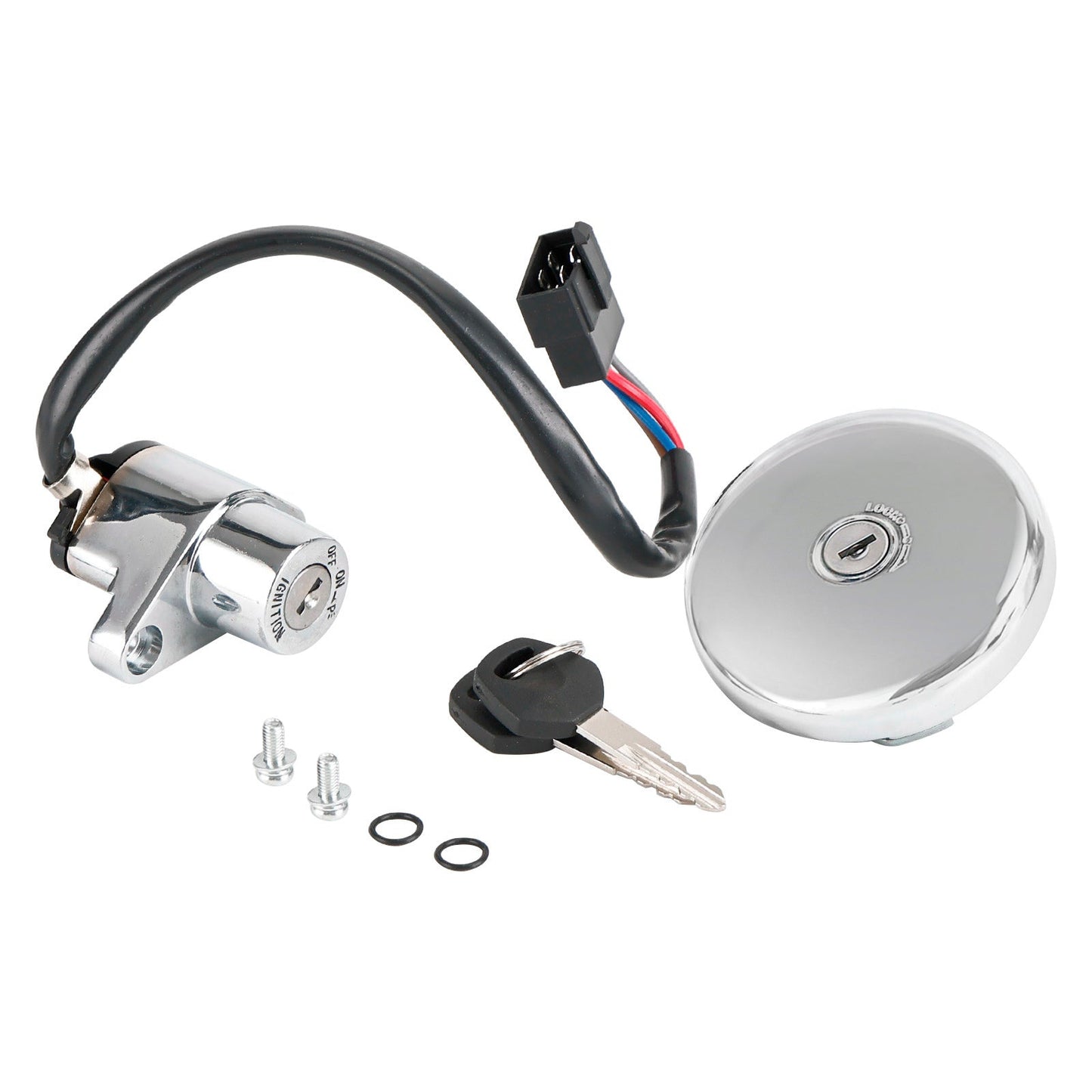 Kawasaki VULCAN 500 LTD 800 CLASSIC 2001-2009 Ignition Switch & Fuel Tank Cap Fits