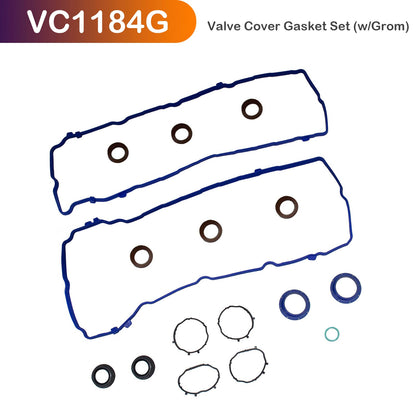 2016-2022 Jeep Wrangler 3.6L V6 DOHC Valve Cover Gasket Set (w/Grom) VC1184G VS50919