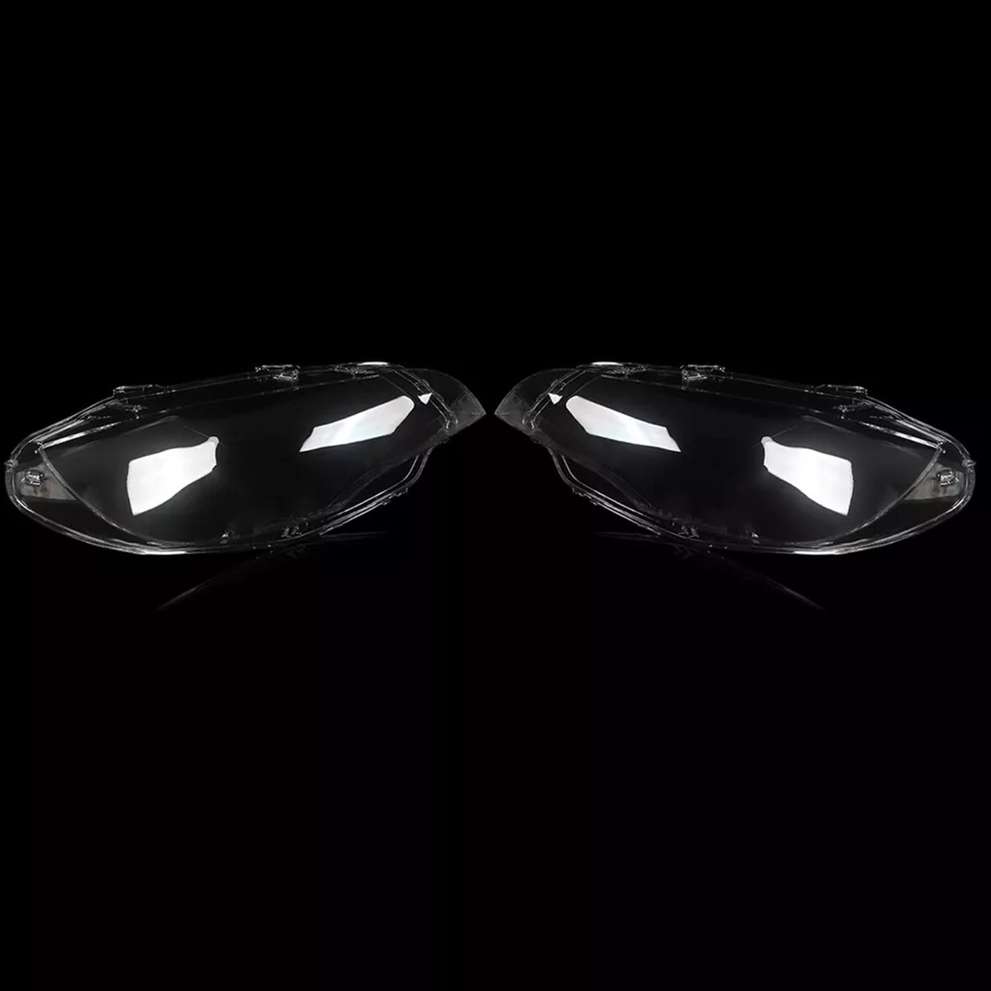 2008-2014 BMW E71 X6 2PCS Clear Headlight Lens Cover Headlamp Left + Right 63117271371 63117271372