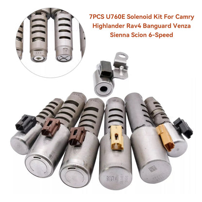 2008-2017 Toyota VENZA 2.7L 7PCS U760E Solenoid Kit U760E U760