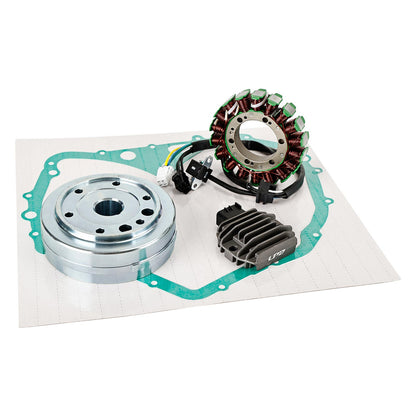 2002-2007 Suzuki LTF 400 2WD 4WD Eiger Flywheel Rotor 32102-38F00+Stator 32101-38F00+Regulator+Gasket