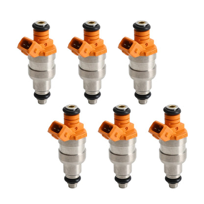 1987-1998 Cherokee I6 4.0L 6PCS Fuel Injectors 33007127 53003956 53030343