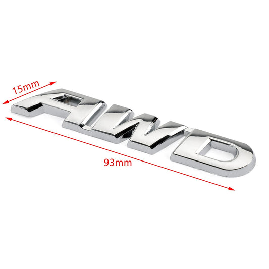 AWD Word letter Metal Car Truck Sticker Emblem Badge Decal Auto Car